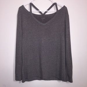 Francesca’s Grey Top